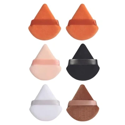 Afbeelding van PARENCE. Set van 6 make up kwastjes Het must have accessoire voor een perfecte toepassing/zacht en fluweelzacht, veelzijdig, compact willekeurige kleuren
