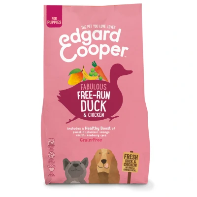 Afbeelding van Edgard&amp;Cooper Free Run Duck Puppy Eend&amp;Kip&amp;Banaan Hondenvoer 2.5 kg Graanvrij