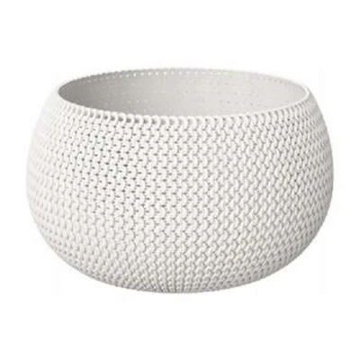 Afbeelding van Prosperplast Bloempot Splofy wit 2300 ml 24 cm