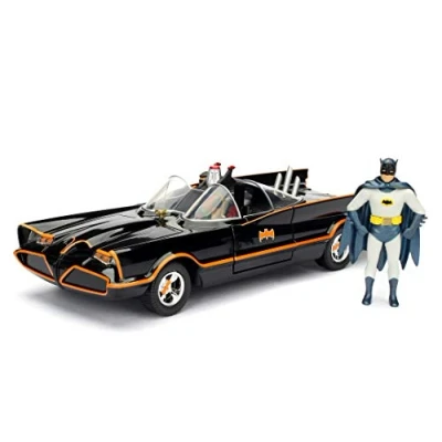 Afbeelding van JADA auto Batman 1966 Classic Batmobile 1:24 die cast grijs
