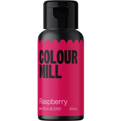 Afbeelding van Colour Mill Aqua Blend Voedingskleurstof op Waterbasis Raspberry 20 ml