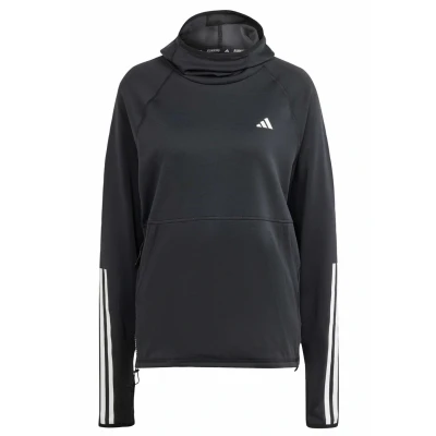 Afbeelding van adidas Performance OWN THE RUN 3STRIPES Hoodie, Dames, Maat: XS, Black