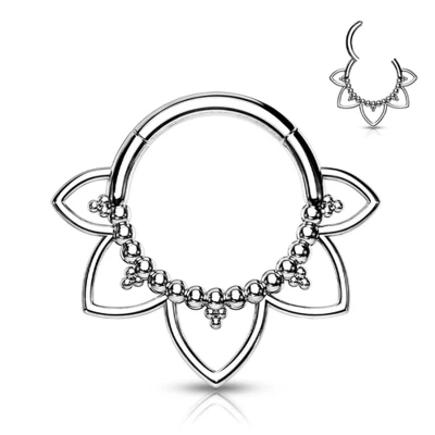 Afbeelding van Piercing clicker Filigree sierlijk