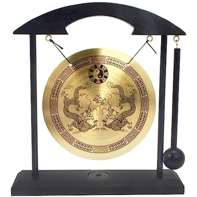 Afbeelding van fengshuisale Zen Art Messing Feng Shui Desktop Gong W Rood String Armband H1302