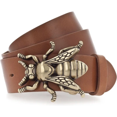 Afbeelding van Vanzetti Riem, Dames, Maat: 95, Cognac