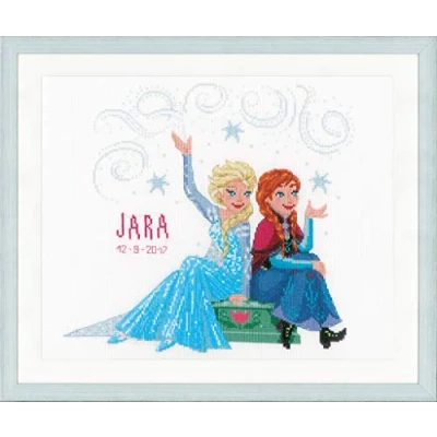 Afbeelding van Frozen borduurpakket Sisters forever 0165884