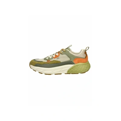 Afbeelding van JEEP Sneakers laag khaki, Heren, Maat: 45, Khaki Imitatieleer/ textiel