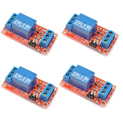Afbeelding van Oiyagai 4 stks 12 V Een 1 Kanaals Relais Module Board Shield met optocoupler Ondersteuning Hoge en Lage Niveau Trigger