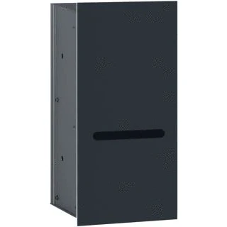 Afbeelding van Emco asis module 2 0 inbouw toiletpapiermodule 17x34 6cm rechts zwart 972427521