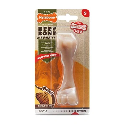 Afbeelding van Nylabone NMB600PEU Kauwspeelgoed, Rundbot, Small