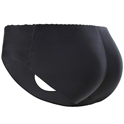 Afbeelding van Everbellus Dames Gewatteerde Slipje Butt en Hip Enhancer Briefs Naadloze Ondergoed Zwart Klein
