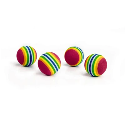 Afbeelding van Bz kattenspeelballetjes luxe 4 stuks