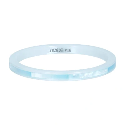 Afbeelding van Ceramic blue shell iXXXi Vulring 2 mm 19 / Wit