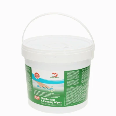 Afbeelding van Dreumex Disinfectant &amp; Cleaning Desinfectiedoekjes emmer 700 stuks
