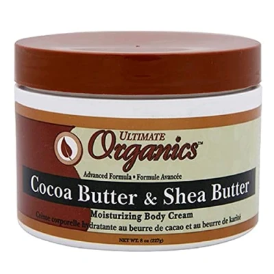 Afbeelding van Africas Best Ultimate Organics Cocoa Butter &amp; Shea Moisturizing Body Cream 216 gr