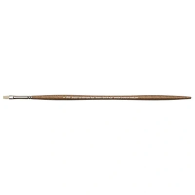 Afbeelding van Winsor &amp; Newton 5010302 Professionele synthetische Olieverfpenselen met hoge elasticiteit en duurzaamheid, ergonomisch handvat voor olieverf alkydverf Plat kort borstel Nr. 2