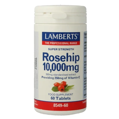 Afbeelding van Lamberts Rozenbottel 10.000 mg 60 tabletten