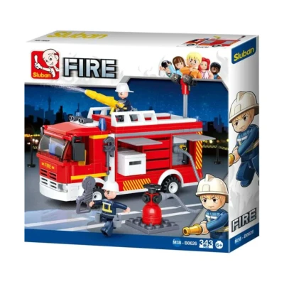 Afbeelding van Sluban Bouwstenen Fire Serie Tankautospuit