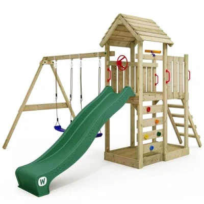 Afbeelding van Speeltoestel met houten dak MultiFlyer Speeltoren