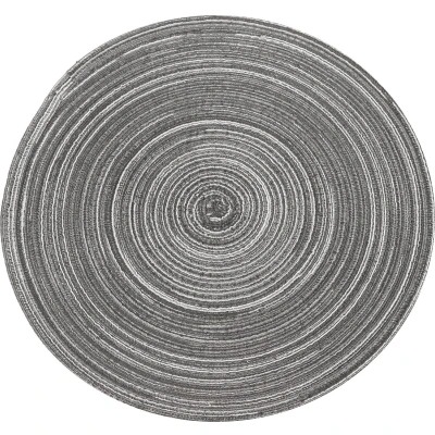 Afbeelding van Krumble Placemat rond Zilver/grijs