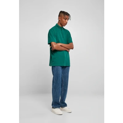 Afbeelding van Urban Classics BOXY ZIP Tshirt print, Heren, Maat: XS, Green