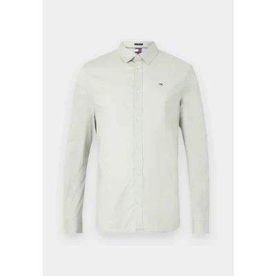 Afbeelding van Tommy Jeans Original Shirt Overhemd, Heren, Maat: 52, Misty sage