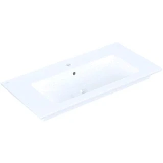 Afbeelding van Villeroy en boch venticello meubelwastafel 1000 x 500 170 mm wit alpin ceramicplus met overloop 4104alr1