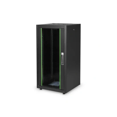 Afbeelding van Digitus DN 19 22U 6/6 DB rack 600 kg Vrijstaande rek Zwart