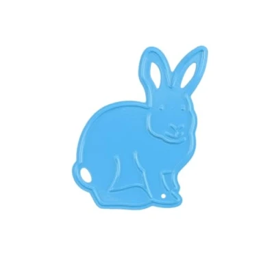 Afbeelding van Nellie Snellen snijmal 40 x 50 mm SCCOD014 Cozy Dies konijn haas pasen rabbit
