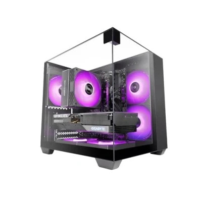 Afbeelding van ATX Semi toren doos Mars Gaming MCVISIONM Zwart