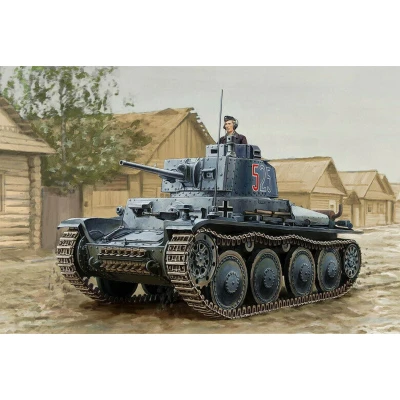 Afbeelding van 1:16 HobbyBoss 82603 Pzkpfw 38(t) Ausf.E/F Plastic Modelbouwpakket