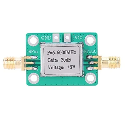 Afbeelding van RF vermogensversterker, 5M 6GHz 20dB Gain Low Noise Ultra Wideband Amplifier Signal Module LNA Board voor FM radio, Walkie Talkie, Wifi