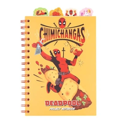 Afbeelding van Grupo Erik A5 Project Notitieboek met 4 verdelers Marvel Deadpool verdelers, projectplanner, notitieblok Merchandise, Gifts