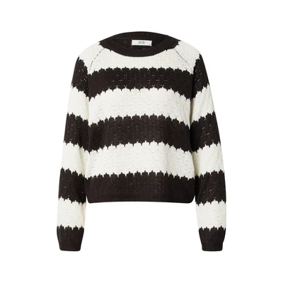 Afbeelding van Jacqueline de Yong Trui Jdysun Minna L/s Pullover Knt 15312347 Black/eggnog Dames Maat XS