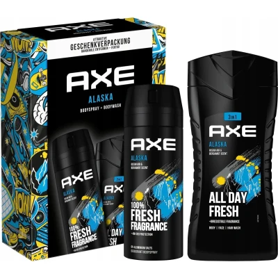 Afbeelding van Axe Gift Set Alaska (Bodyspray 150ml en Bodywash 250ml)
