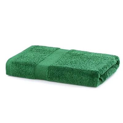 Afbeelding van DecoKing Badhanddoek 70x140 cm katoen kwaliteit 525g/m² groene douchehanddoek absorberend Marina