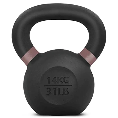 Afbeelding van Yes4All Z9TZ Gepoedercoat Kettlebell Gewicht, 14 kg, Bruin