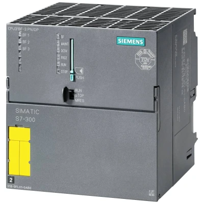 Afbeelding van Siemens 6ES7318 3FL01 0AB0 Simatic S7 300 CPU319F 3 PN/DP, Central Processing Unit with 2.5 MB Working Memory