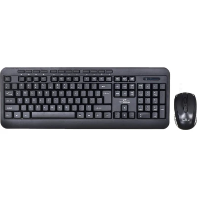 Afbeelding van TITANUM TK109 Draadloze set USB toetsenbord + muis Zwart