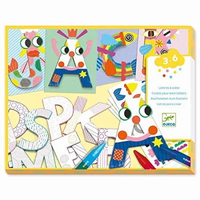 Afbeelding van Djeco kleuren A world to create, letters