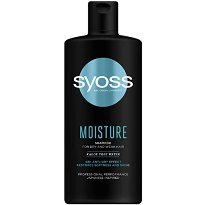 Afbeelding van Syoss Shampoo 2in1 for Men Moisture voor droog en zwak haar 440 ml
