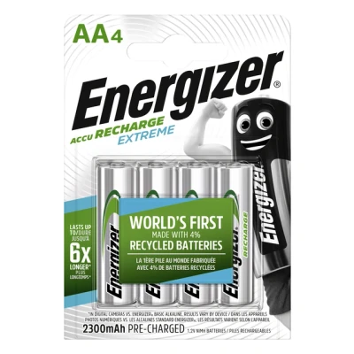 Afbeelding van Energizer Oplaadbare NiMH Batterij AA 1.2 V Extreme 2300 MAh