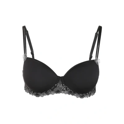 Afbeelding van Simone Pérèle dames Delice Spacer Moonlight voorgevormde balconette bh in de kleur Zwart, maat: F70