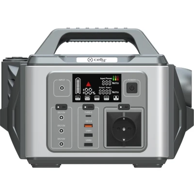 Afbeelding van Celly 300W Powerstation 296Wh Accu Zilver Accu&#039;s &amp; Accessoires