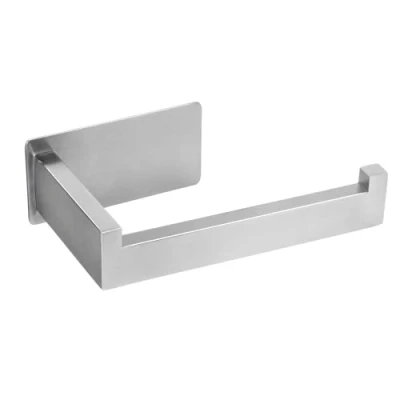 Afbeelding van BillyBath Toiletpapierhouder, wc rolhouder zonder boren, zelfklevend, roestvrij staal, voor badkamer, keuken