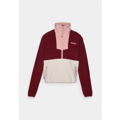 Afbeelding van Columbia Sequoia GROVE 1/2 ZIP Fleece trui, Dames, Maat: XS, Rich wine/dark stone/eraser pink