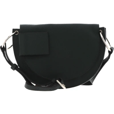 Afbeelding van FREDsBRUDER Leren Schoudertas Olivia Saddle Bag Emerald Groene