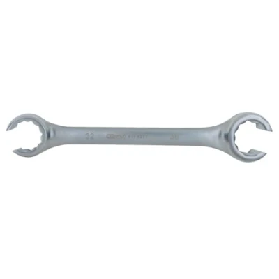 Afbeelding van KS Tools 517.0265 Open dubbele ringsleutel, gebogen, 19x21mm