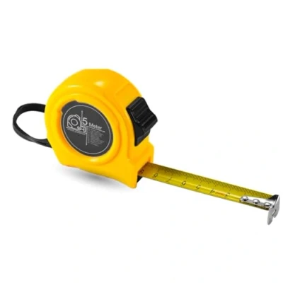 Afbeelding van Measure Tape bandmaat 5 meter met houder robuust meetlint en voor nauwkeurig meten vergrendeling rolmeetlint &amp; oprolsysteem (5 meter)