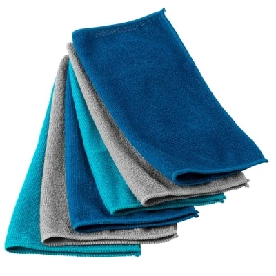 Afbeelding van Beldray LA077707UFEU7 6 pack superabsorberende anti Bac microvezeldoeken, behandeld met zinkpyrithion, perfect voor reiniging of afstoffen, wasbaar en herbruikbaar, polyester, veelkleurig